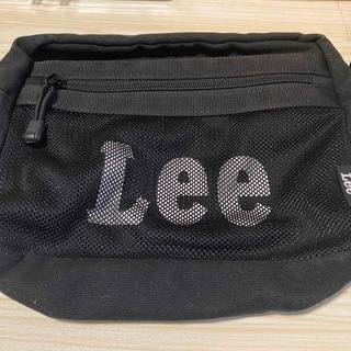リー(Lee)のLee ファスナーショルダーバッグ　黒(ショルダーバッグ)