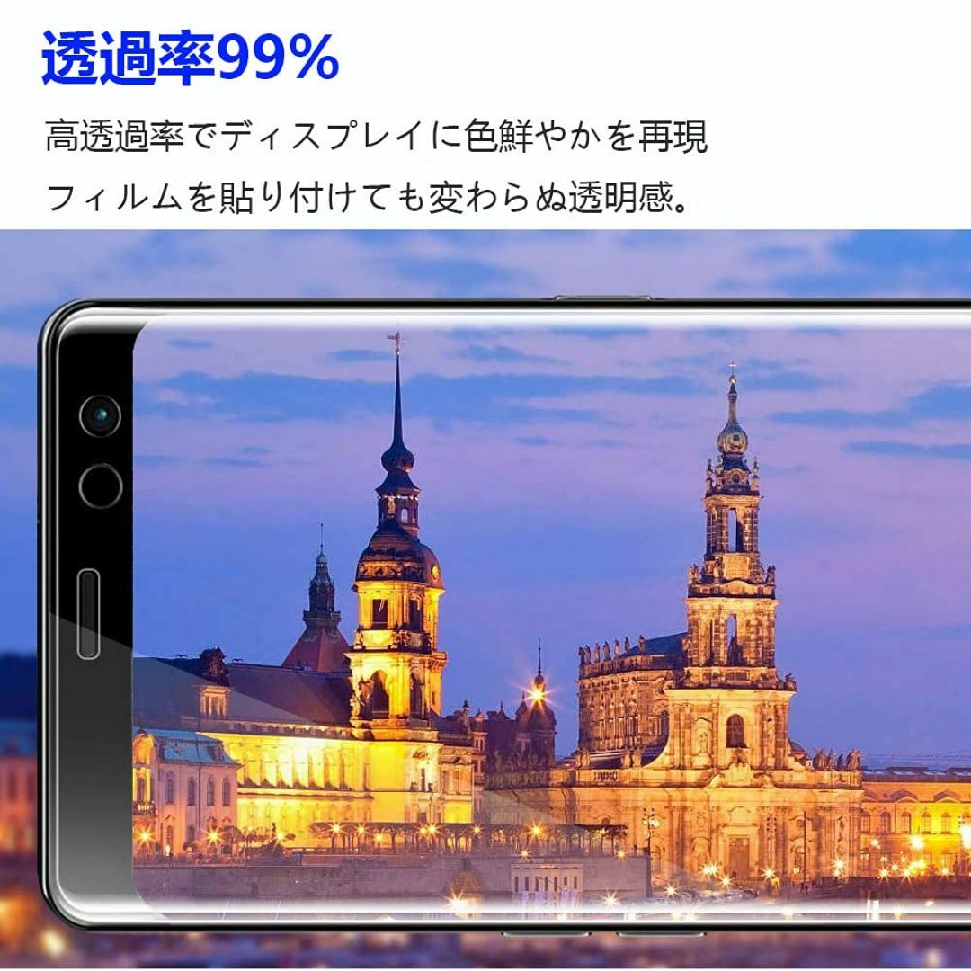 【特価商品】【2枚セット】Xperia XZ3 用 フィルム [kakuki]  スマホ/家電/カメラのスマホアクセサリー(その他)の商品写真