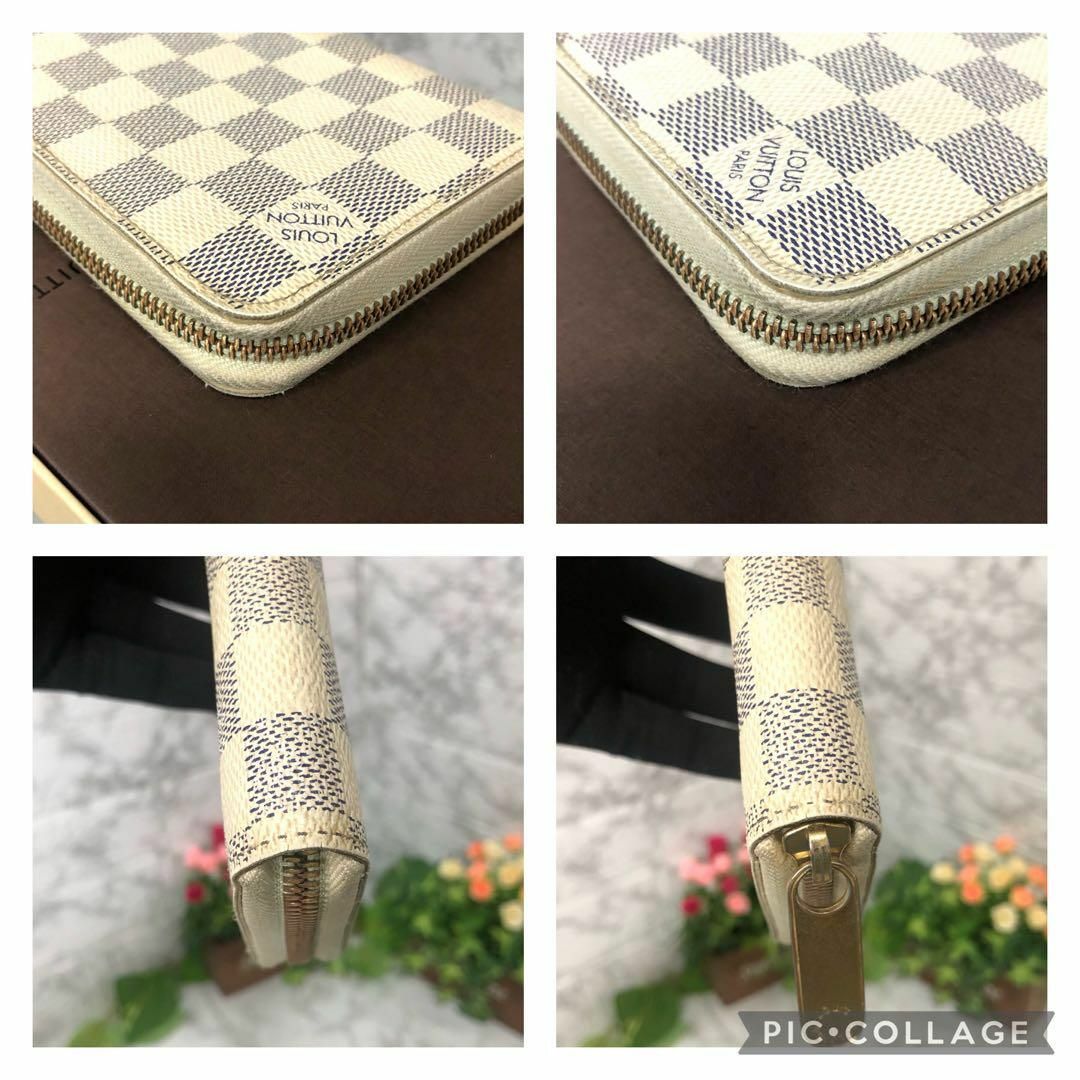 LOUIS VUITTON(ルイヴィトン)の良品✨ルイヴィトン　ダミエ　アズール　ジッピーウォレット　長財布　ユニセックス レディースのファッション小物(財布)の商品写真