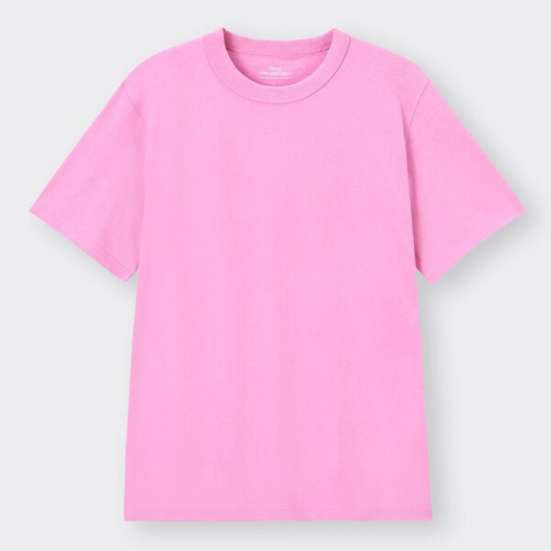 GU(ジーユー)のgu コットンクルーネックT レディースのトップス(Tシャツ(半袖/袖なし))の商品写真