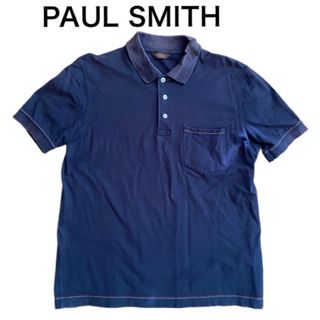 Paul Smith - PAUL SMITH ポールスミス コレクション ポロシャツ ステッチ ネイビー