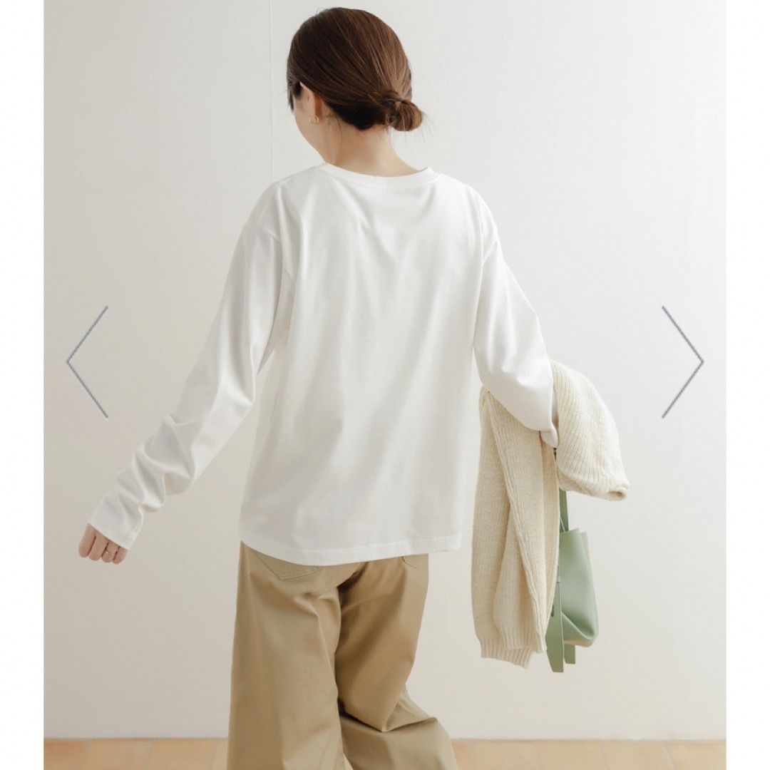 URBAN RESEARCH DOORS(アーバンリサーチドアーズ)のアーバンリサーチドアーズ　ロゴロングTシャツ レディースのトップス(シャツ/ブラウス(長袖/七分))の商品写真