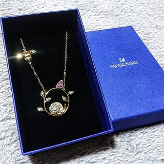 スワロフスキー(SWAROVSKI)の美品❇️SWAROVSKI Noisette Snail ロングネックレス(ネックレス)