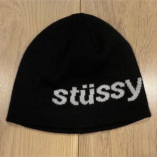 ステューシー(STUSSY)のStussy beanie HELVETICA JACQUARD ビーニー(ニット帽/ビーニー)