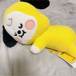 ビーティーイシビル(BT21)のBT21 CHIMMY ジミン　ぬいぐるみ　寝そべり(キャラクターグッズ)