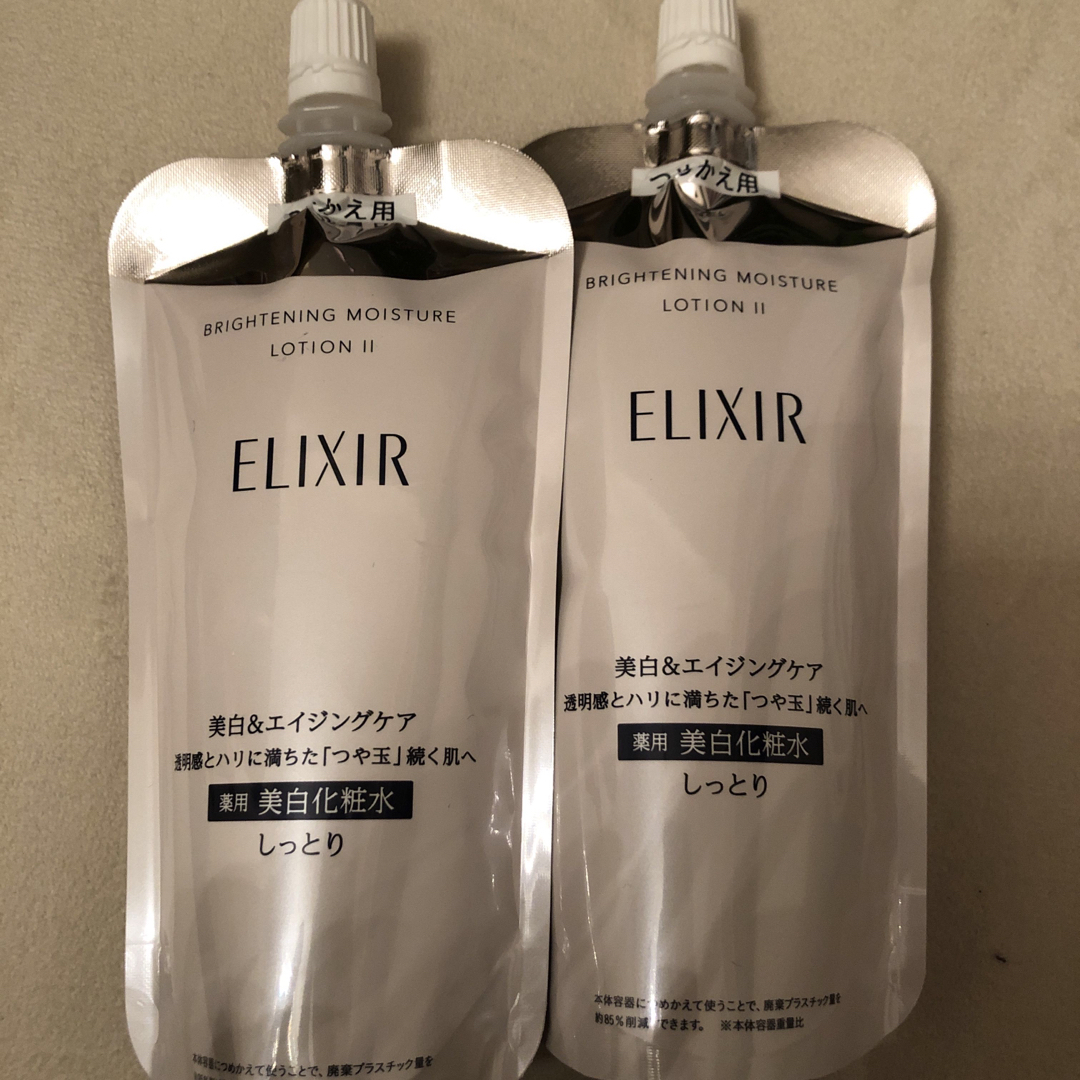 ELIXIR(エリクシール)のエリクシール ブライトニング ローション WT II しっとり つめかえ(150 コスメ/美容のスキンケア/基礎化粧品(化粧水/ローション)の商品写真