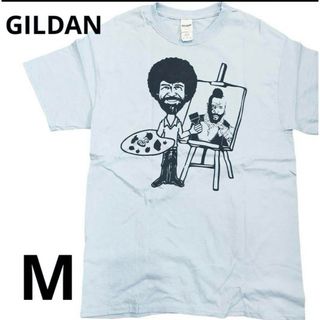 GILDAN アメリカ直輸入!ヴィンテージ  ビッグフェイス　Tシャツ　M