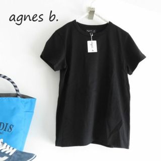 アニエスベー(agnes b.)の新品　agnes b. アニエスベー　Tシャツ　黒　サイズT２(Tシャツ(半袖/袖なし))