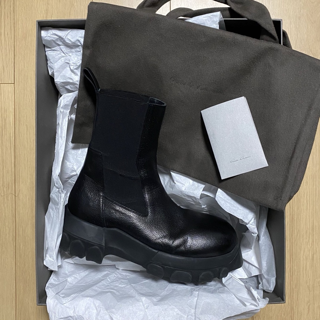 Rick Owens(リックオウエンス)のRICK OWENS BOZO TRACTER BOOTS メンズの靴/シューズ(ブーツ)の商品写真