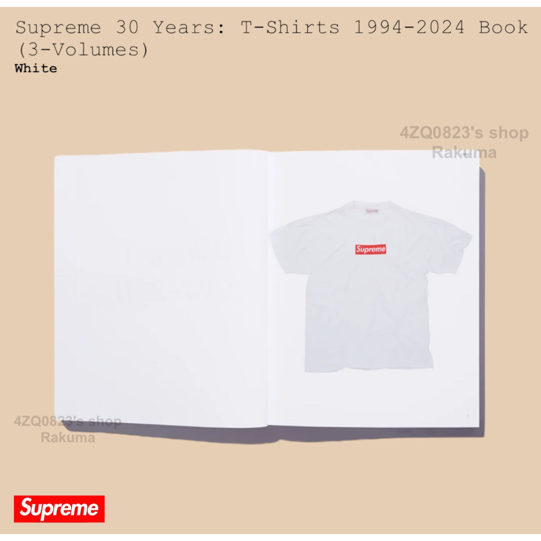 Supreme(シュプリーム)のSupreme 30 Years T-Shirts Book 本 ブック エンタメ/ホビーの本(ファッション/美容)の商品写真