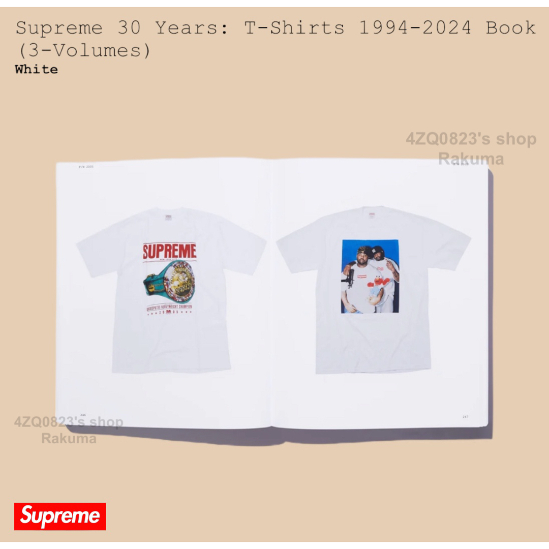 Supreme(シュプリーム)のSupreme 30 Years T-Shirts Book 本 ブック エンタメ/ホビーの本(ファッション/美容)の商品写真