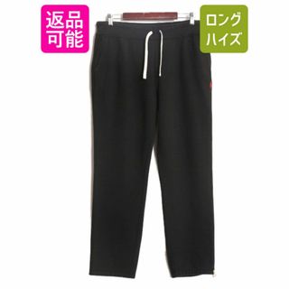 ラルフローレン(Ralph Lauren)のポロ ラルフローレン ポケット付き スウェット パンツ メンズ L / 古着 裏起毛 トレーナー ヘビーウェイト ワンポイント スエット 厚手 黒(その他)