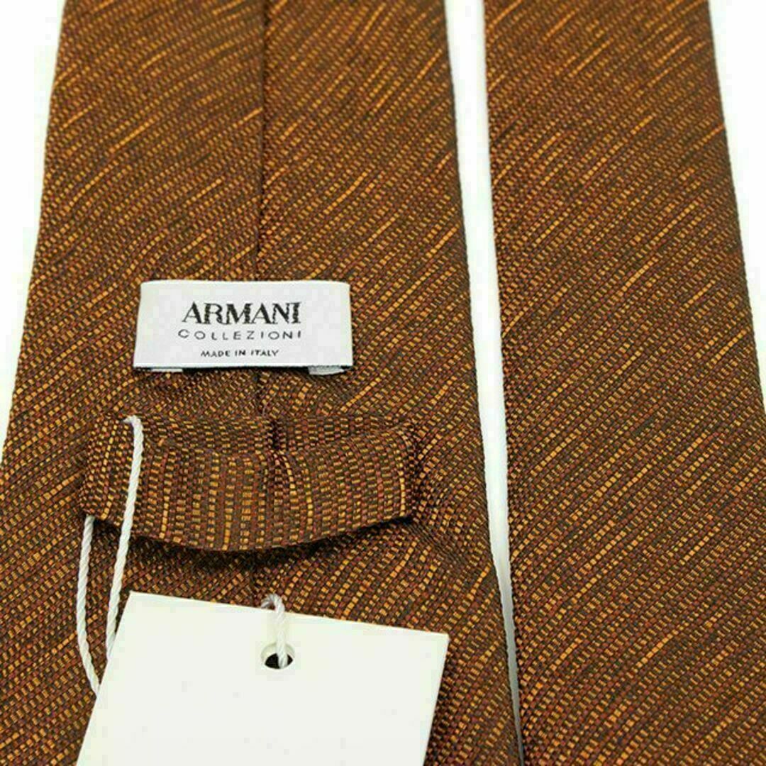 ARMANI COLLEZIONI(アルマーニ コレツィオーニ)の【全額返金保証・送料無料】アルマーニのネクタイ・正規品・未使用品・無地・ソリッド メンズのファッション小物(ネクタイ)の商品写真