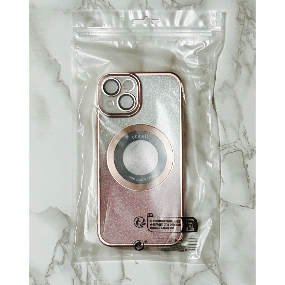 【新品】iPhone14ケース グラデーションローズゴールド スマホ/家電/カメラのスマホアクセサリー(iPhoneケース)の商品写真