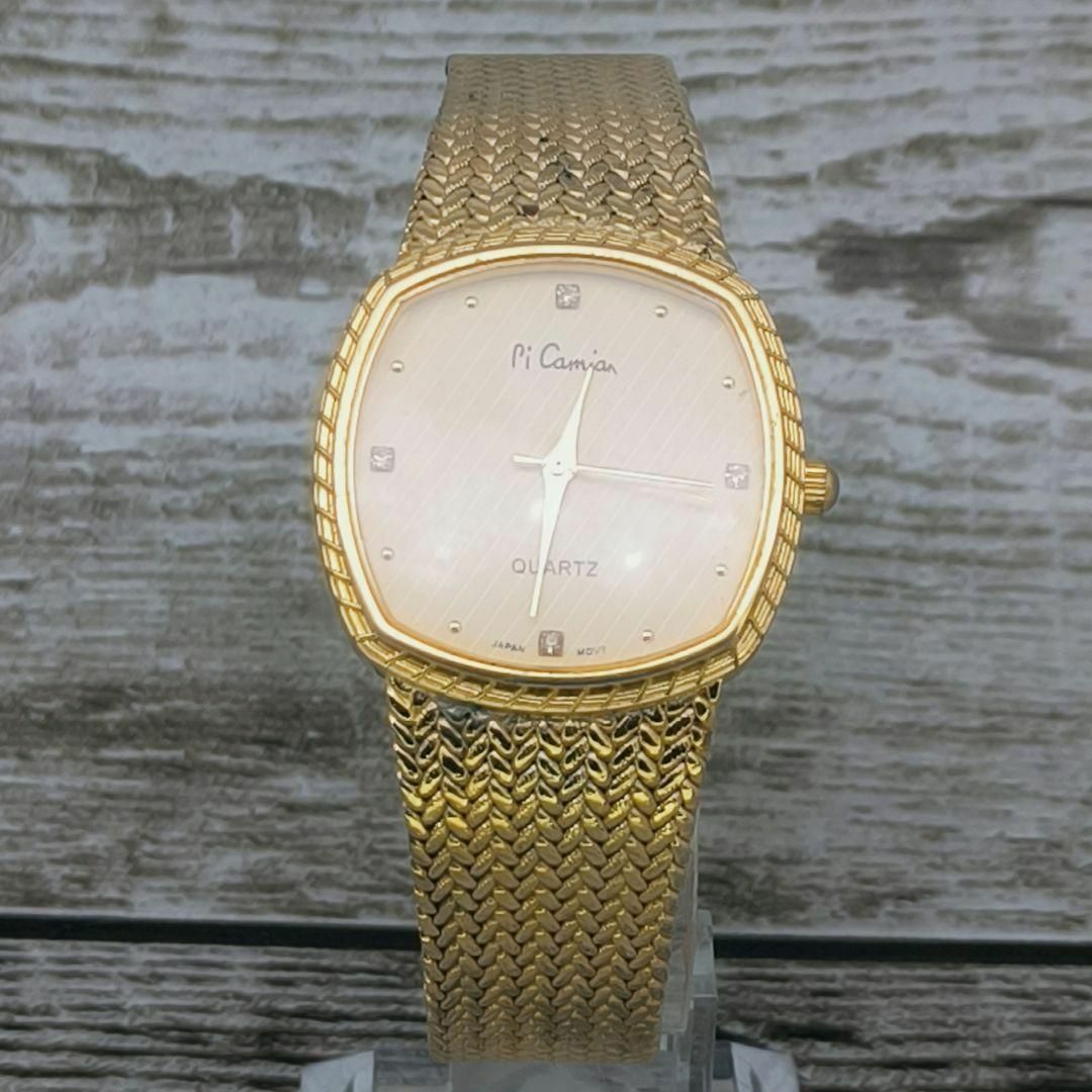 動作品　Pi Camian　腕時計　メンズ　レディース　ゴールド　定価3万円 メンズの時計(腕時計(アナログ))の商品写真