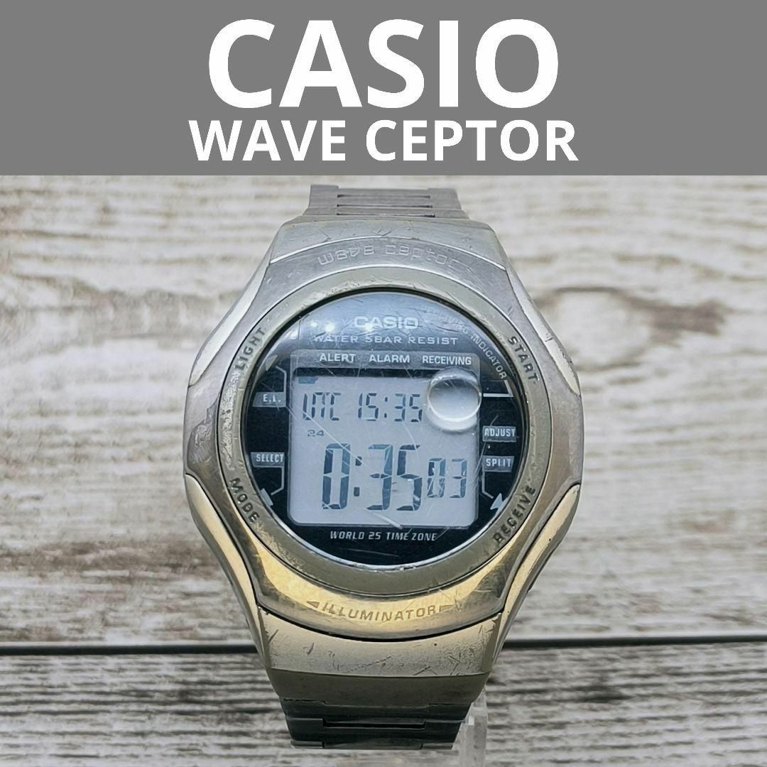 CASIO(カシオ)の動作品　CASIO WAVE CEPTOR　WV56H　腕時計　メンズレディース メンズの時計(腕時計(デジタル))の商品写真