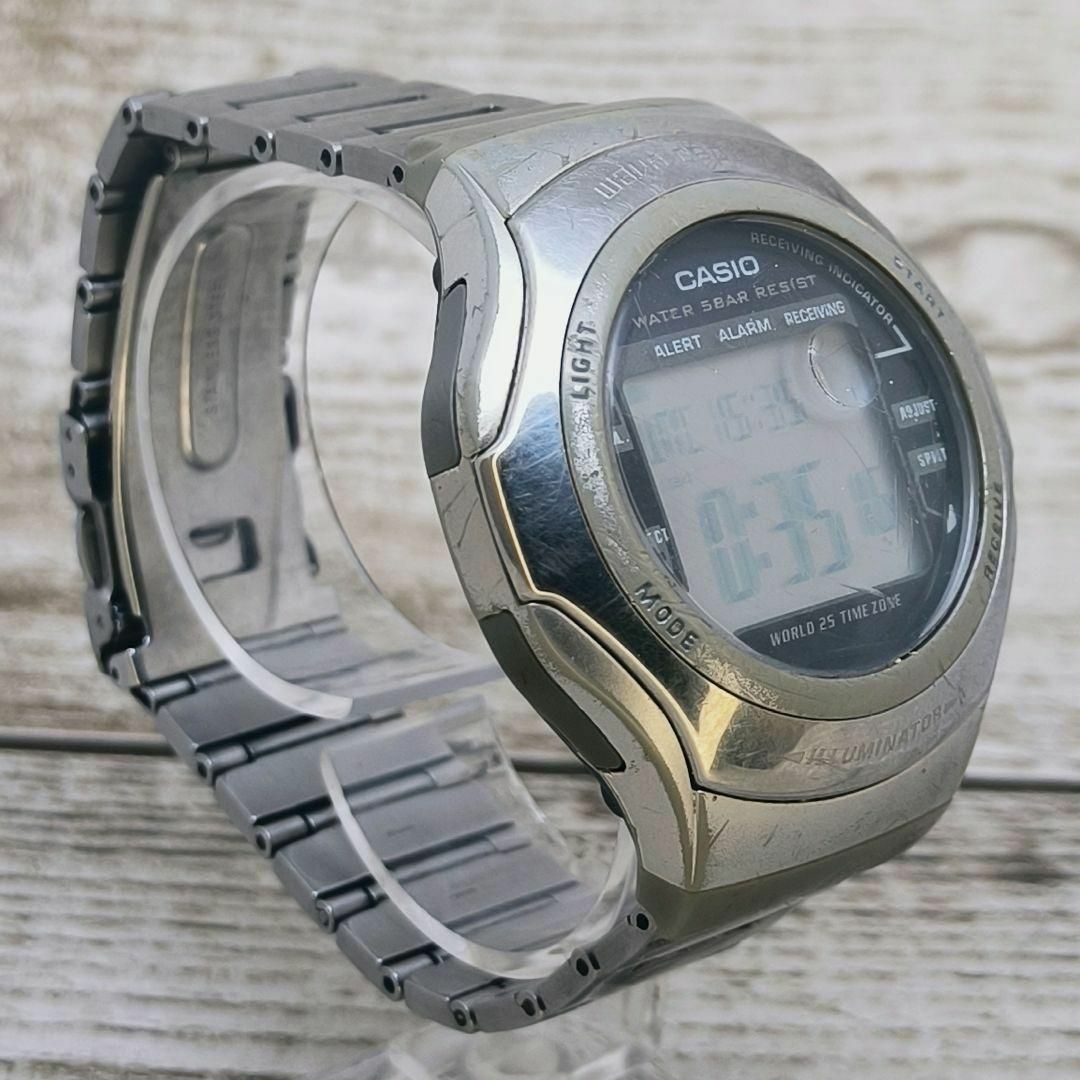 CASIO(カシオ)の動作品　CASIO WAVE CEPTOR　WV56H　腕時計　メンズレディース メンズの時計(腕時計(デジタル))の商品写真