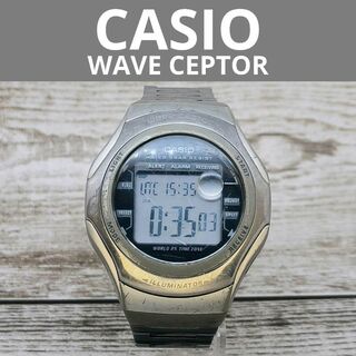 カシオ(CASIO)の動作品　CASIO WAVE CEPTOR　WV56H　腕時計　メンズレディース(腕時計(デジタル))
