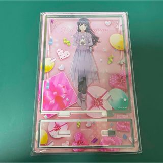 青春ブタ野郎　くじ引き堂　おまけ　ダブルチャンス　アクリルパネル　桜島麻衣(キャラクターグッズ)