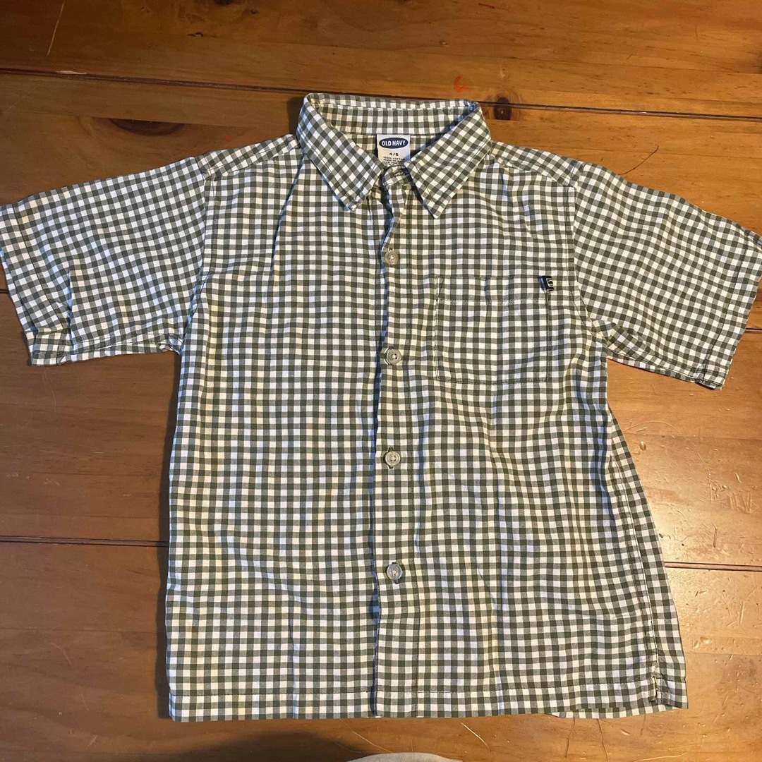 Old Navy(オールドネイビー)のオールドネイビー　チェックシャツ キッズ/ベビー/マタニティのキッズ服男の子用(90cm~)(ブラウス)の商品写真