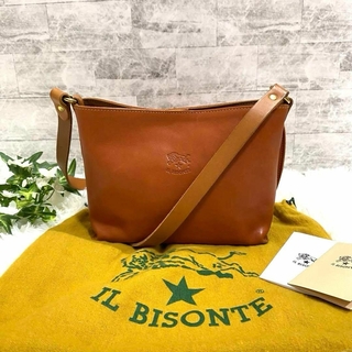 IL BISONTE - 【現行品】IL BISONTE ショルダー クロスボディバッグ レザー  美品
