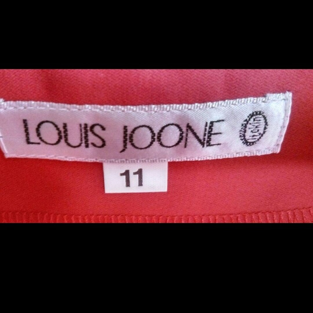 【未使用】　LOUIS JOONE イトキン　赤　長袖ロングワンピース　11号 レディースのワンピース(ロングワンピース/マキシワンピース)の商品写真