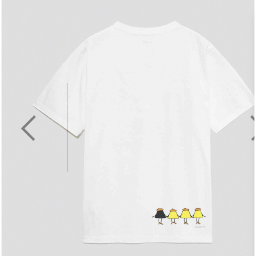 Design Tshirts Store graniph(グラニフ)のポリンキー　Tシャツ　　◆ スリーポリンキーズ ◆XLサイズ　　湖池屋 メンズのトップス(Tシャツ/カットソー(半袖/袖なし))の商品写真
