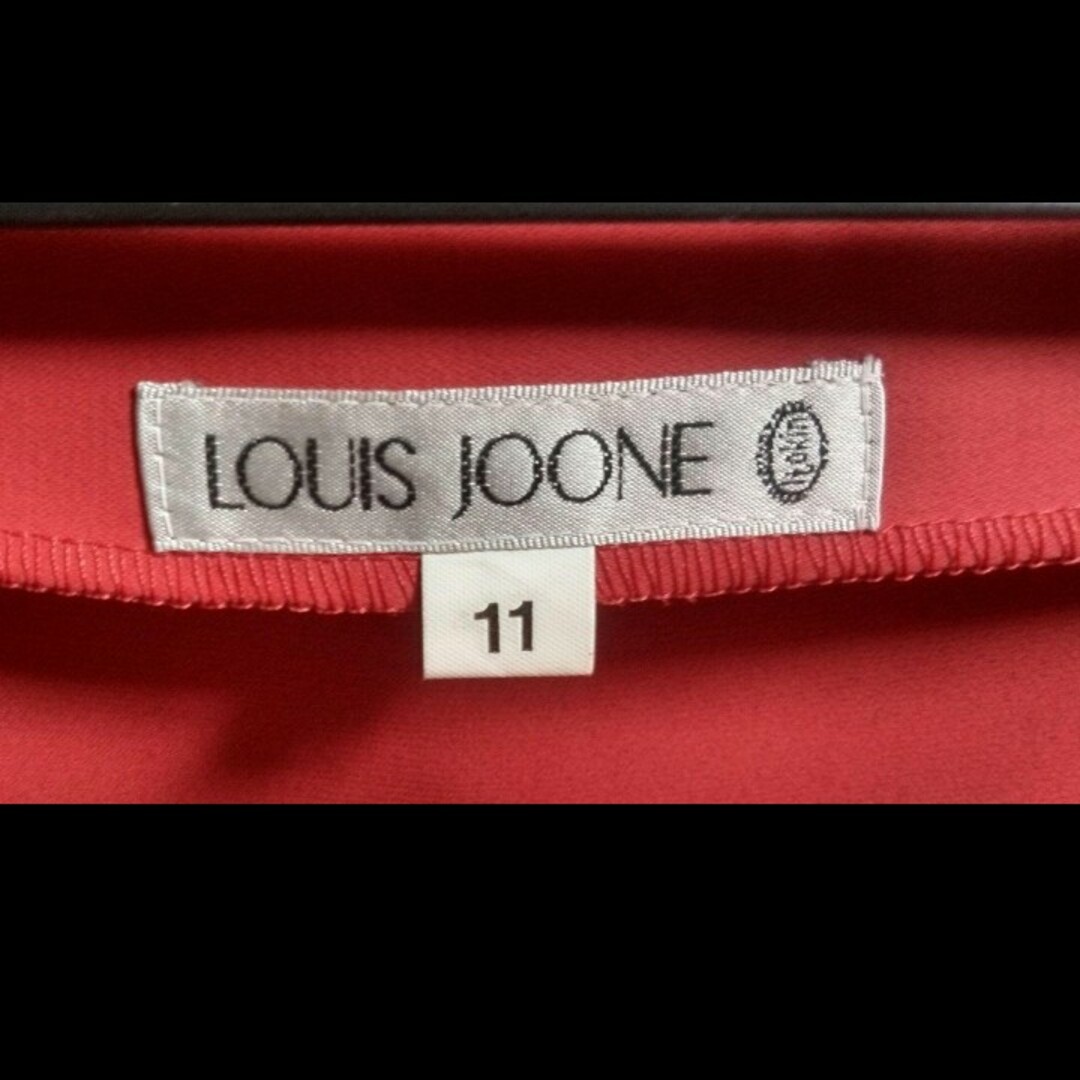 【未使用】　LOUIS JOONE  イトキン　赤ロングワンピース　11号　優雅 レディースのワンピース(ロングワンピース/マキシワンピース)の商品写真