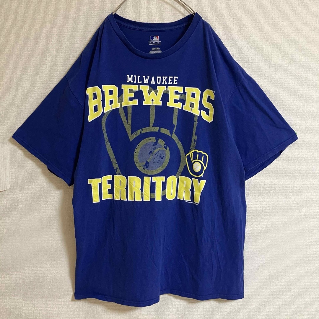 MLB(メジャーリーグベースボール)のMLBミルウォーキーブルワーズメジャーリーグTシャツオーバーサイズtシャツTEE メンズのトップス(Tシャツ/カットソー(半袖/袖なし))の商品写真