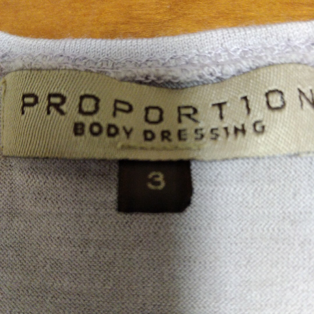 PROPORTION BODY DRESSING(プロポーションボディドレッシング)のプロポーションボディドレッシング  カットソー レディースのトップス(カットソー(長袖/七分))の商品写真