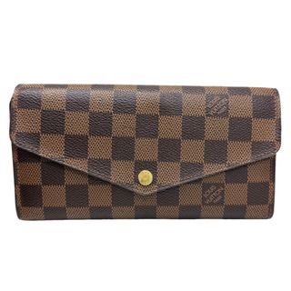 ルイヴィトン(LOUIS VUITTON)のLOUIS VUITTON ルイヴィトン N63209 ポルトフォイユ・サラ 長財布 ダミエ 本体のみ 【中古】 42404K184(財布)