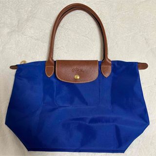 LONGCHAMP - 美品 LONGCHAMP ル プリアージュ トートバッグ ブルー 限定色 M