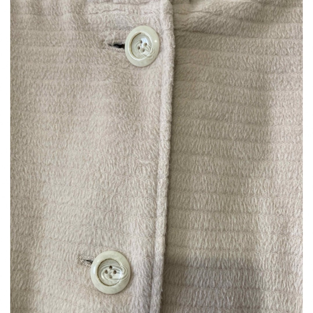 heather(ヘザー)のヘザー　中綿コート　ベージュ　オフホワイト　フリーサイズ レディースのジャケット/アウター(その他)の商品写真