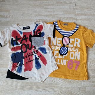 キッズ Ｔシャツ ２枚セット 90cm(Tシャツ/カットソー)