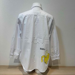 Mark Gonzales - L新品MARK GONZALESマークゴンザレスバナナプリントシャツ白シャツ