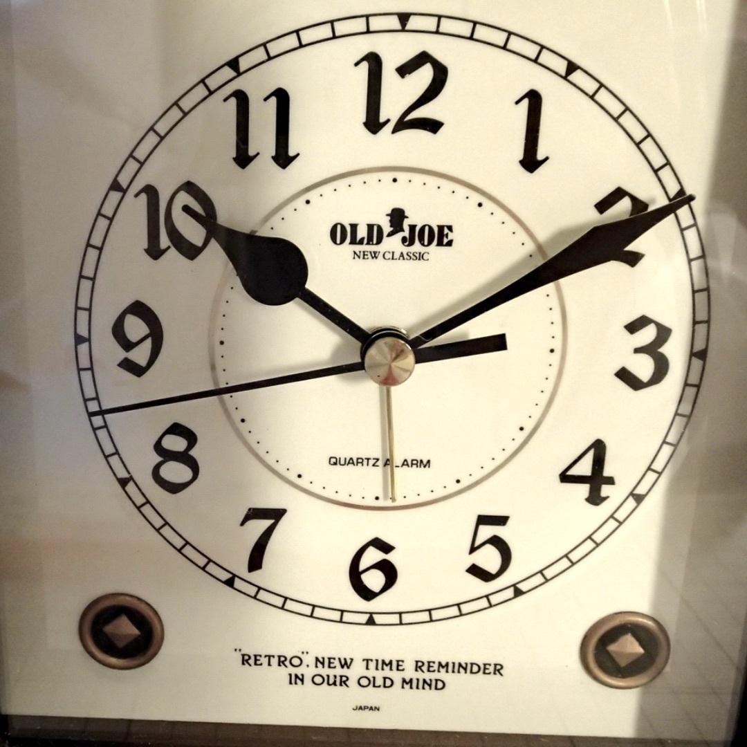 木枠目覚まし時計 OLD JOE NEW CLASSIC リズム時計 ジャンク インテリア/住まい/日用品のインテリア小物(置時計)の商品写真