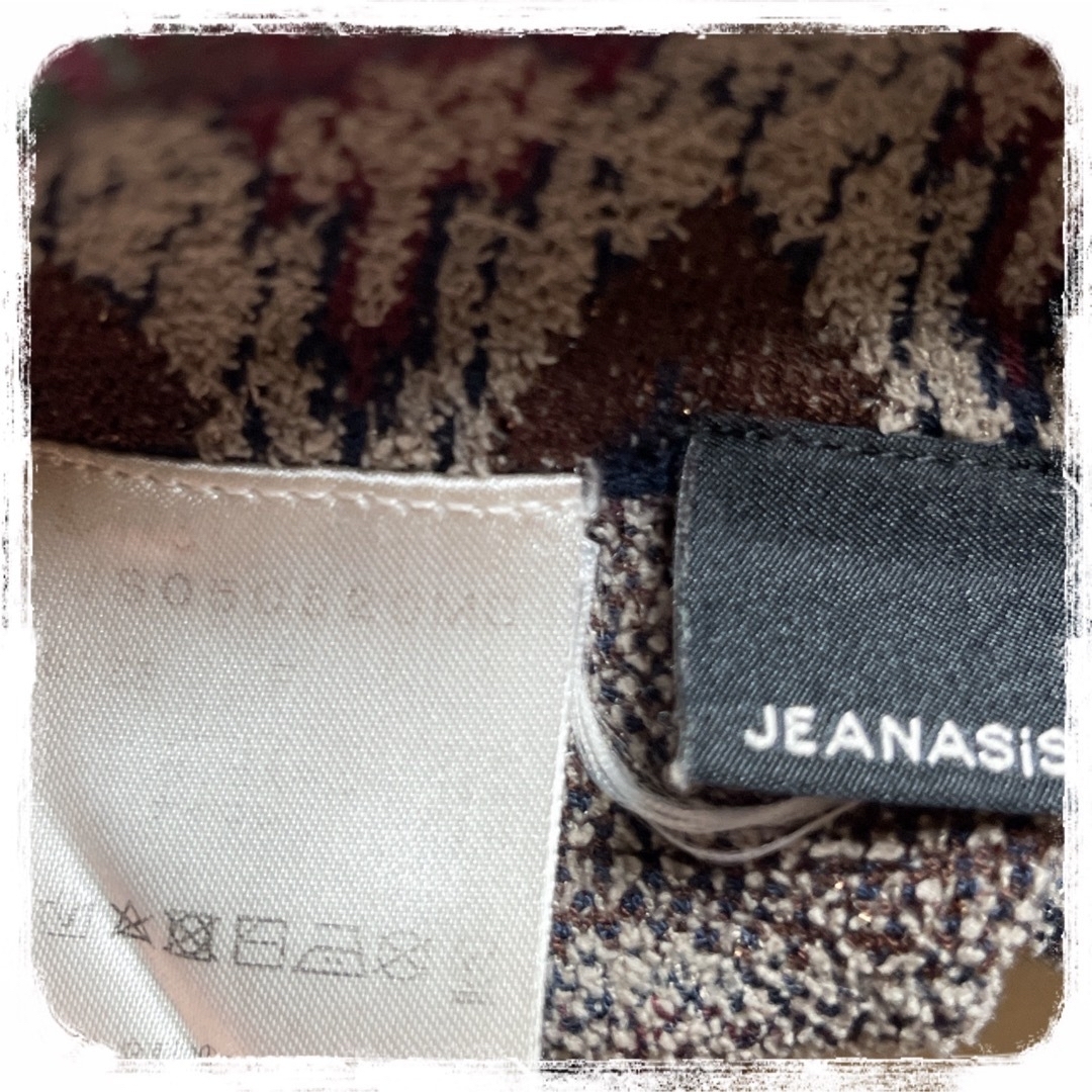JEANASIS(ジーナシス)のJEANASIS ♥ エスニック ストレート 12Gジャガードニットパンツ レディースのパンツ(カジュアルパンツ)の商品写真