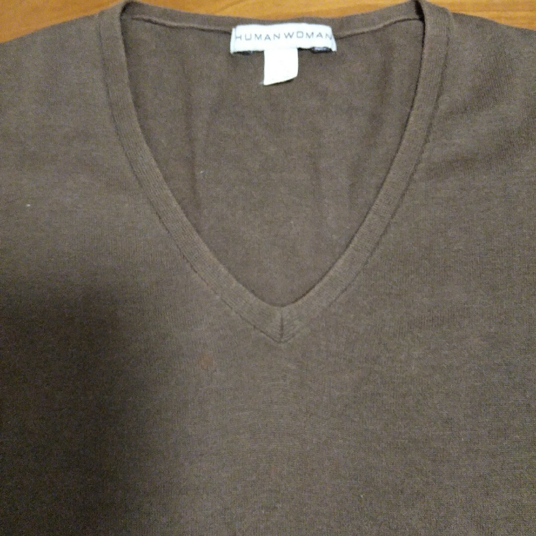 HUMAN WOMAN(ヒューマンウーマン)のHUMAN WOMAN T shirt レディースのトップス(Tシャツ(半袖/袖なし))の商品写真