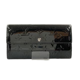 ルイヴィトン(LOUIS VUITTON)の〇〇LOUIS VUITTON ルイヴィトン モノグラム ヴェルニ ポルトフォイユ サラ ノワール 二つ折り長財布  M93524 ブラック(財布)