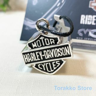 ハーレーダビッドソン(Harley Davidson)の【新品】ハーレーダビッドソン 公式ライドベル ラージバー＆シールド シルバー(その他)