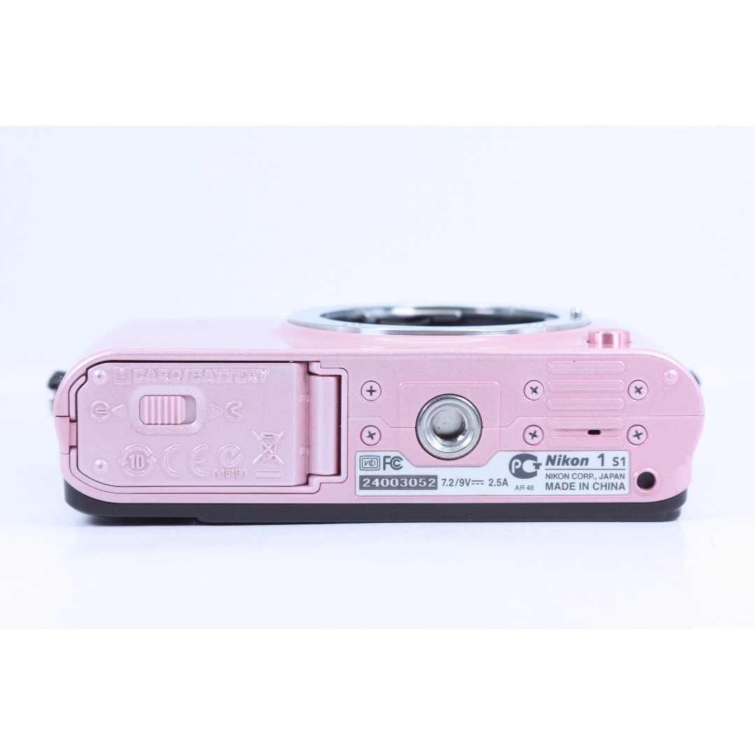 Nikon(ニコン)のNIKON1 S1大人気のピンク 動作良好#372 スマホ/家電/カメラのカメラ(ミラーレス一眼)の商品写真