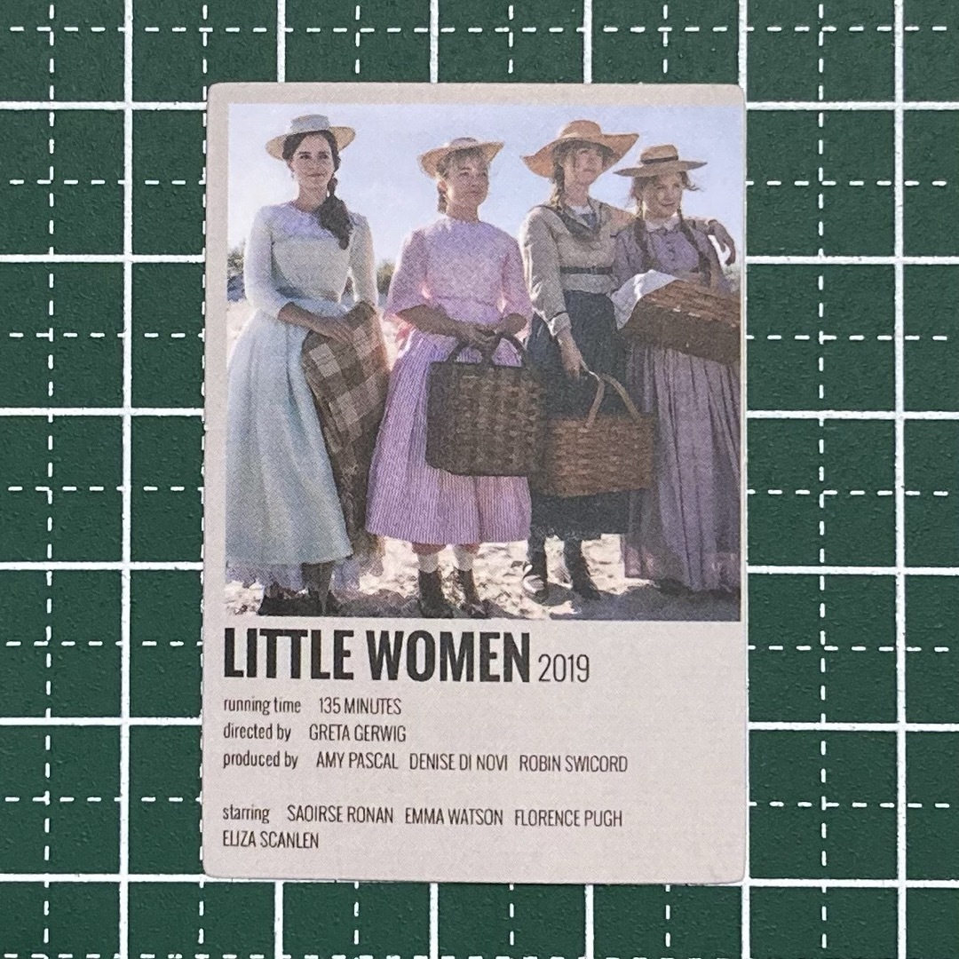 ステッカー 防水 おしゃれ 可愛い 映画　若草物語　Little Women エンタメ/ホビーのタレントグッズ(その他)の商品写真