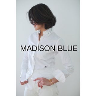 MADISONBLUE - 美品 MADISONBLUE マディソンブルー ロングスリーブメッセージシャツ