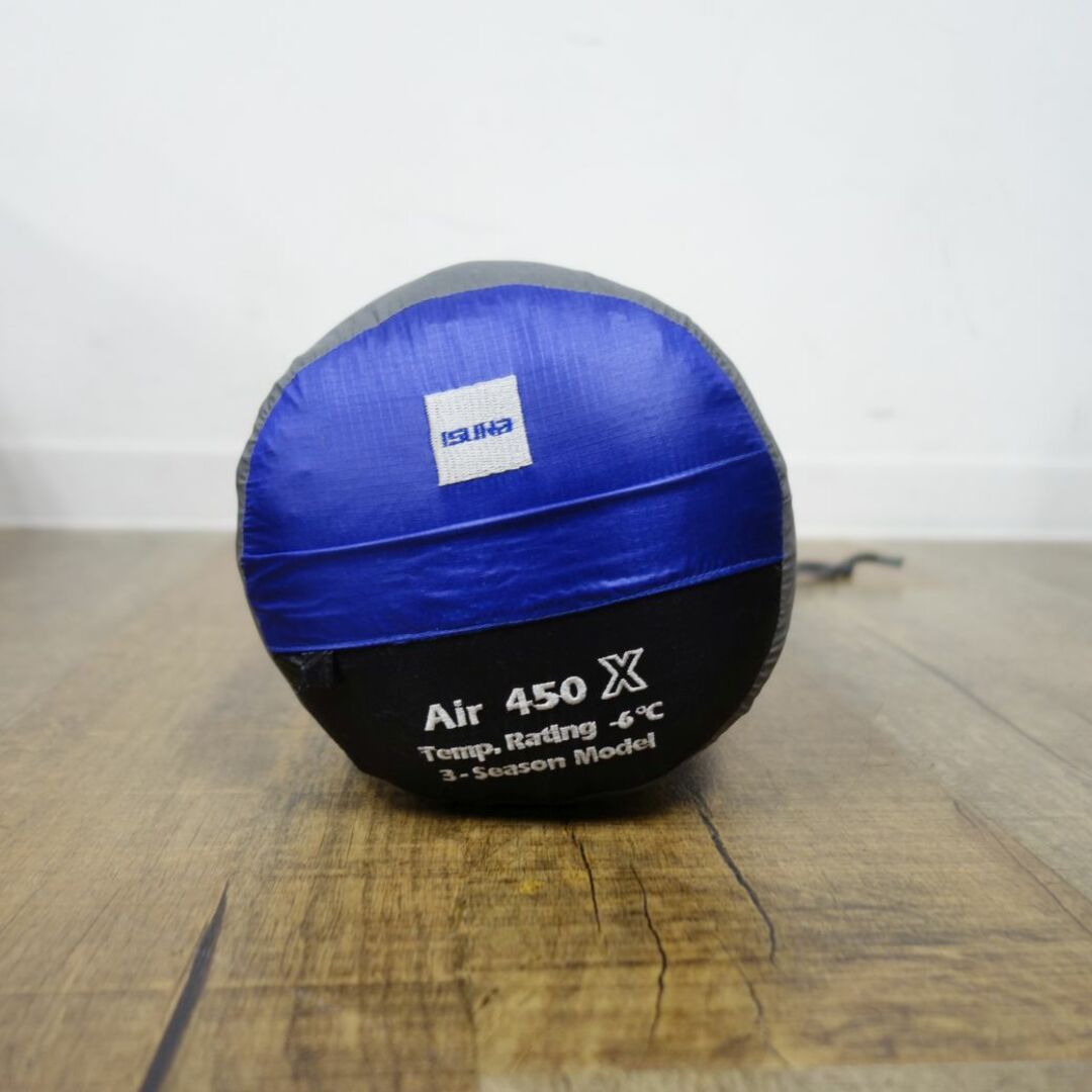 美品 イスカ ISUKA Air 450X エア ダウン シュラフ 寝袋 寝具 キャンプ 登山 アウトドア スポーツ/アウトドアのアウトドア(その他)の商品写真