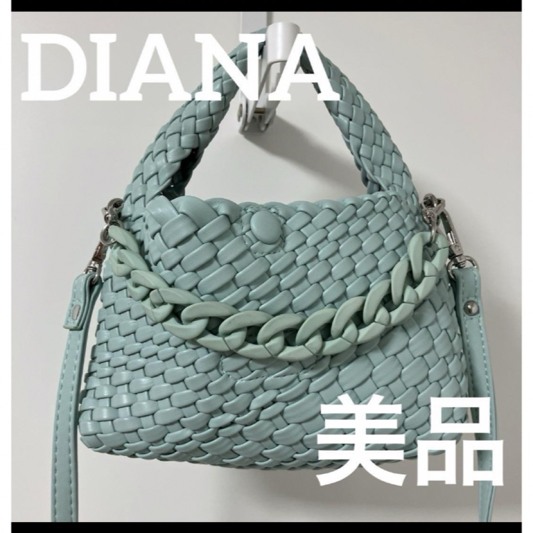 DIANA(ダイアナ)の美品 ダイアナ メッシュミニBAGショルダーバッグ ハンドバッグ 2way レディースのバッグ(ショルダーバッグ)の商品写真