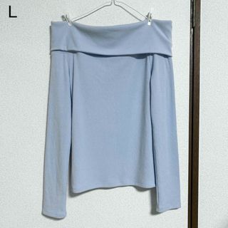 Forever 21(フォーエバー21) 長袖 オフショルカットソー (L)