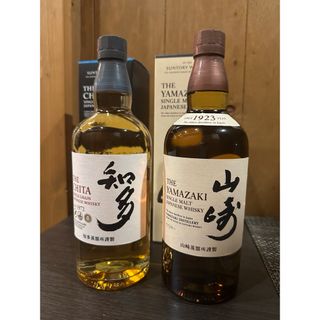 サントリー(サントリー)の山崎と知多の2本セット箱入り(ウイスキー)