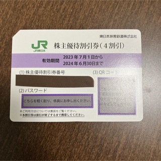 JR東日本　株主優待割引券　一枚 2024年6月30日まで(その他)