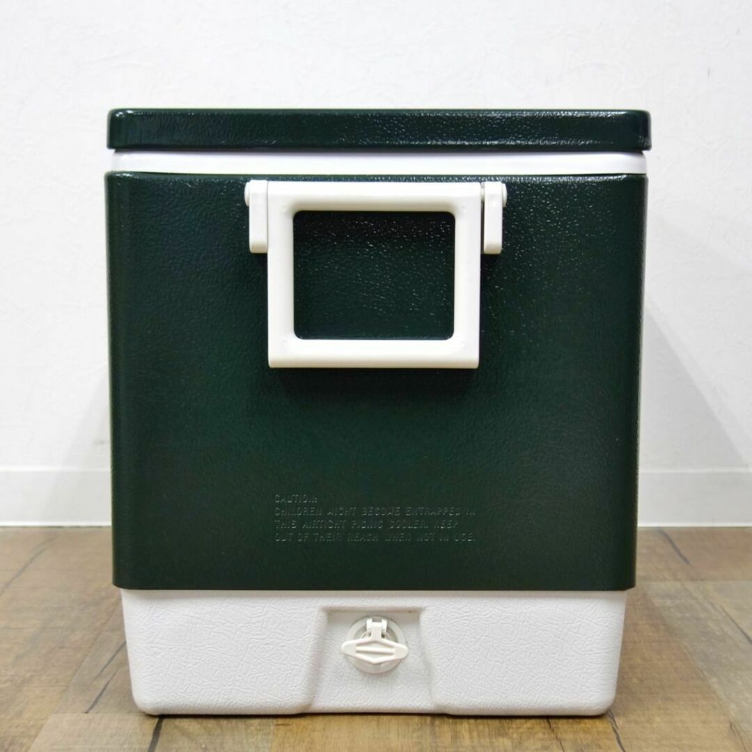 美品 コールマン Coleman スチールベルトクーラー 92年1月 USA製 美品 コールマン Coleman スチールベルトクーラー 92年1月 USA製