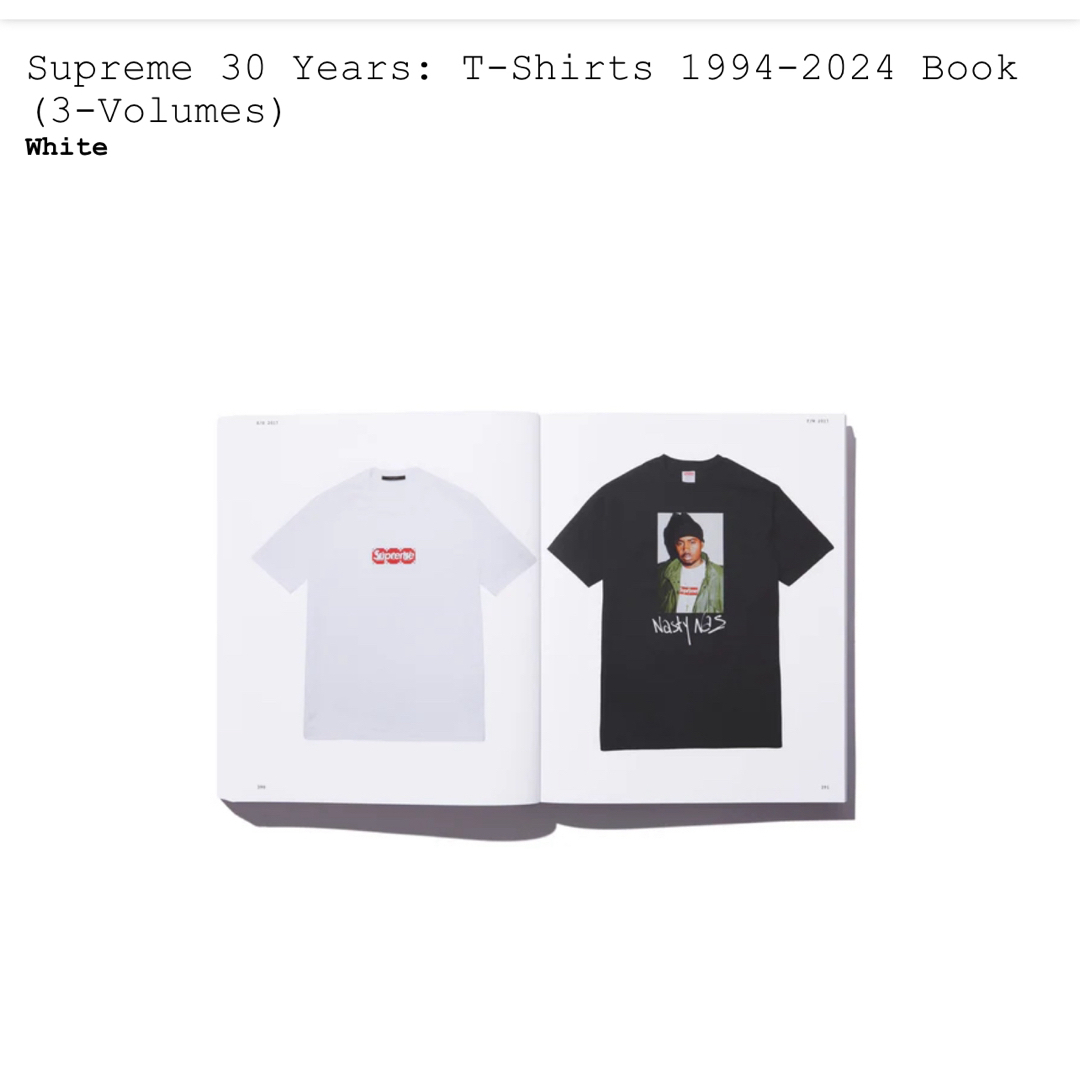 Supreme(シュプリーム)のSupreme 30 Years T-Shirts 1994-2024 Book エンタメ/ホビーの本(ファッション/美容)の商品写真